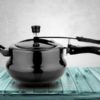 HARD ANODIZED PRESSURE COOKER BELLY 7 LTR