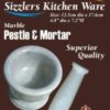 Marble Pestle & Mortar 12.5cm