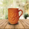 CLAY MUG EMBOSSED
