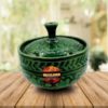 CLAY SERVING HANDI MINAR GREEN